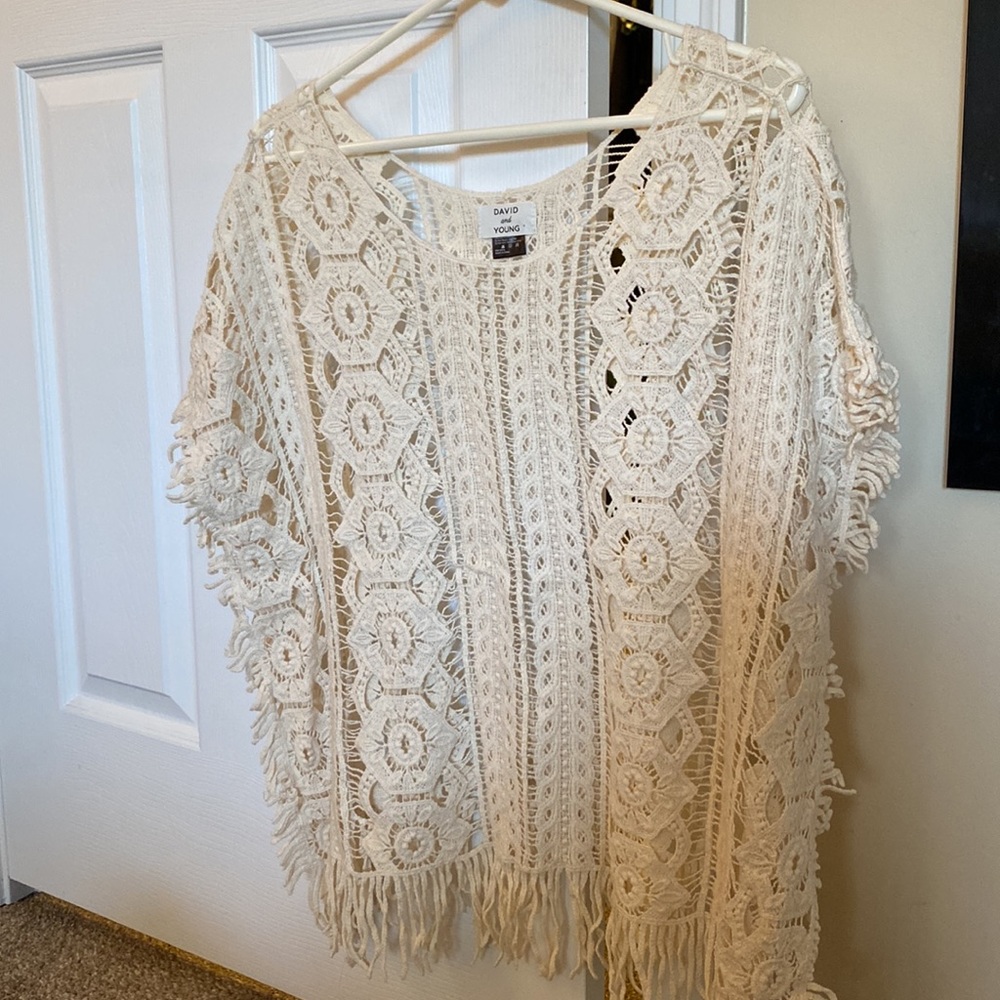 NEVER WORN David and Young summer boho top. OS Fits Most.